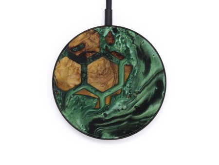 Circle Wood+Resin Wireless Charger - Sandhya (Pattern, 595252) Online now