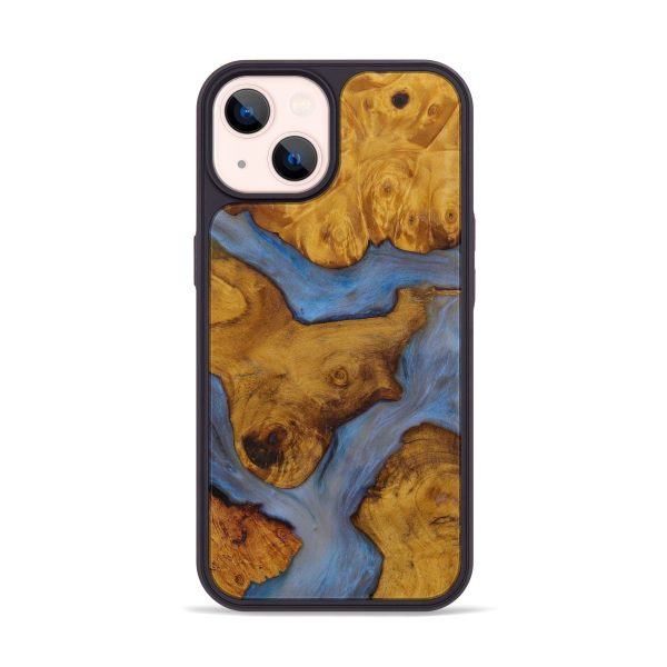 iPhone 14 Wood+Resin Phone Case - Milissent (Mosaic, 593376) Discount