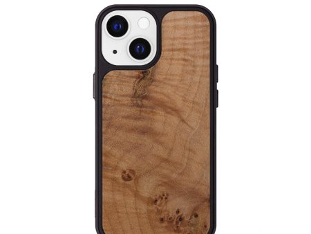 iPhone 13 mini Burl Wood Phone Case - Micheal (Maple Burl, 590467) Online now