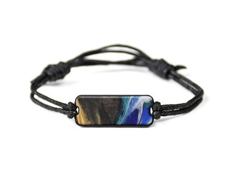 Classic Wood+Resin Bracelet - Teca (Dark Blue, 589770) Sale