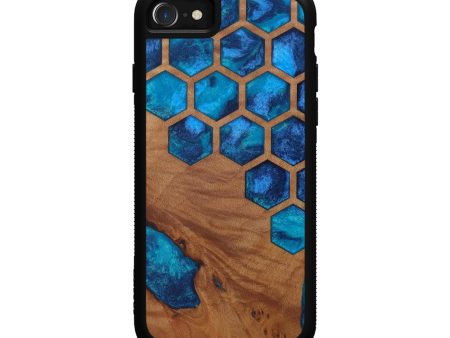 iPhone SE Wood+Resin Phone Case - Nico (Pattern, 592727) Hot on Sale