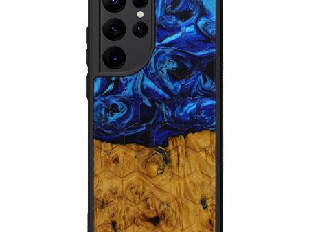 Galaxy S22 Ultra Wood+Resin Phone Case - Blaze (Tactile, 592962) Supply