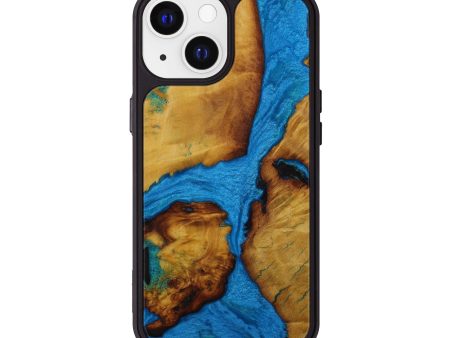 iPhone 13 Wood+Resin Phone Case - Minnie (Mosaic, 592230) Hot on Sale