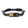 Bead Wood+Resin Bracelet - Delsie (Dark Green, 591261) Online