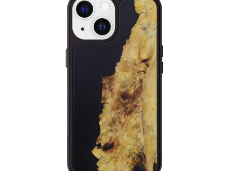 iPhone 13 Wood+Resin Phone Case - Riva (Pure Black, 591681) Hot on Sale