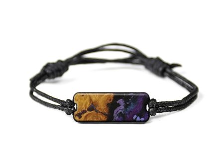 Classic Wood+Resin Bracelet - Khurshid (Purple, 592596) Supply