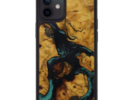 iPhone 12 Wood+Resin Phone Case - Concettina (Mosaic, 590854) Hot on Sale