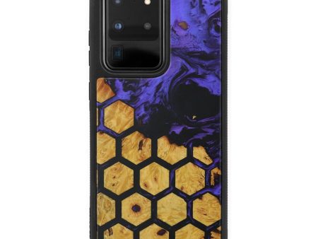 Galaxy S20 Ultra Wood+Resin Phone Case - Earlean (Pattern, 595138) Supply