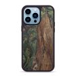 iPhone 14 Pro Max Wood+Resin Phone Case - Wirt (Dark Green, 588607) Online