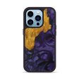 iPhone 14 Pro Wood+Resin Phone Case - Tiffy (Purple, 592589) Fashion