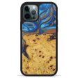 iPhone 12 Pro Max Wood+Resin Phone Case - Huey (Teal & Gold, 588451) Online Hot Sale