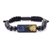 Bead Wood+Resin Bracelet - Horace (Dark Blue, 589869) Discount