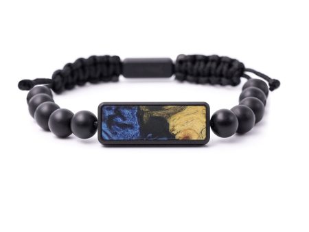 Bead Wood+Resin Bracelet - Horace (Dark Blue, 589869) Discount