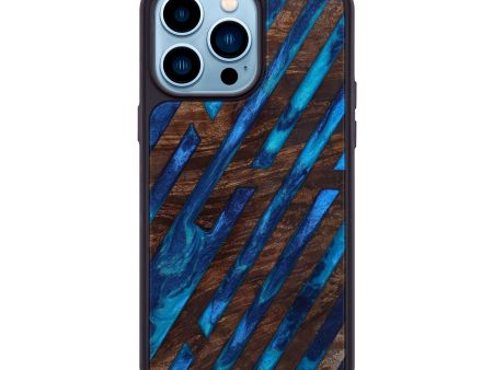 iPhone 14 Pro Max Wood+Resin Phone Case - Nydia (Pattern, 592791) on Sale