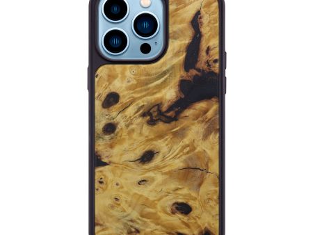 iPhone 14 Pro Max Burl Wood Phone Case - Drago (Buckeye Burl, 588896) Discount