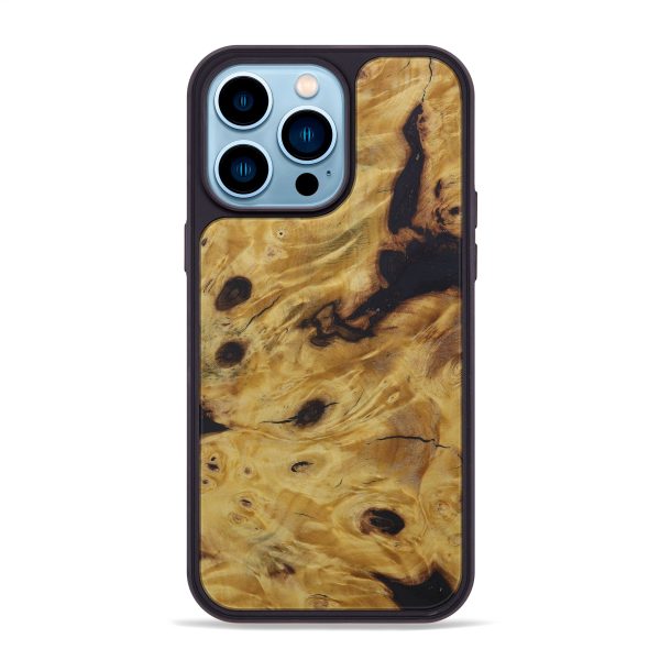 iPhone 14 Pro Max Burl Wood Phone Case - Drago (Buckeye Burl, 588896) Discount