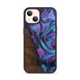 iPhone 14 Wood+Resin Phone Case - Aruna (Purple, 587609) Online now