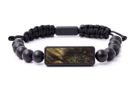 Bead Burl Wood Bracelet - Alina (Buckeye Burl, 593136) For Sale