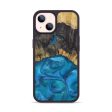 iPhone 14 Wood+Resin Phone Case - Alisun (Light Blue, 594728) Cheap