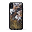 iPhone X Wood+Resin Phone Case - Wallie (Black & White, 588760) Fashion