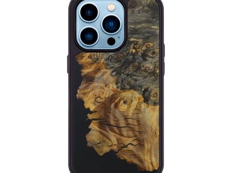 iPhone 14 Pro Burl Wood Phone Case - Gustav (Buckeye Burl, 591674) Supply