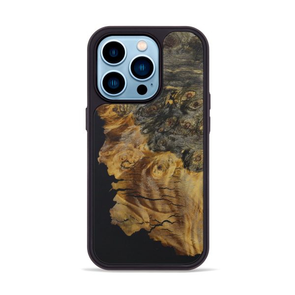 iPhone 14 Pro Burl Wood Phone Case - Gustav (Buckeye Burl, 591674) Supply