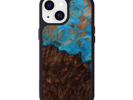 iPhone 13 Wood+Resin Phone Case - Atsushi (Tactile, 593014) Online Sale