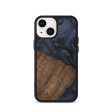 iPhone 13 mini Wood+Resin Phone Case - Audriana (Pure Black, 591745) Cheap