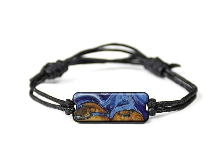 Classic Wood+Resin Bracelet - Valma (Dark Blue, 588207) Online Sale