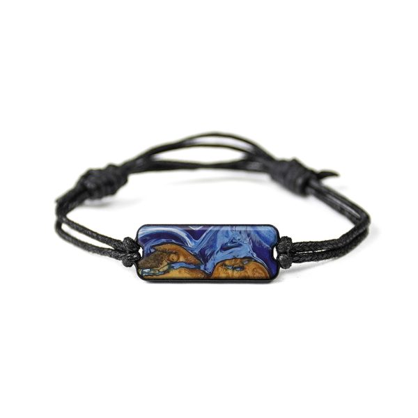 Classic Wood+Resin Bracelet - Valma (Dark Blue, 588207) Online Sale