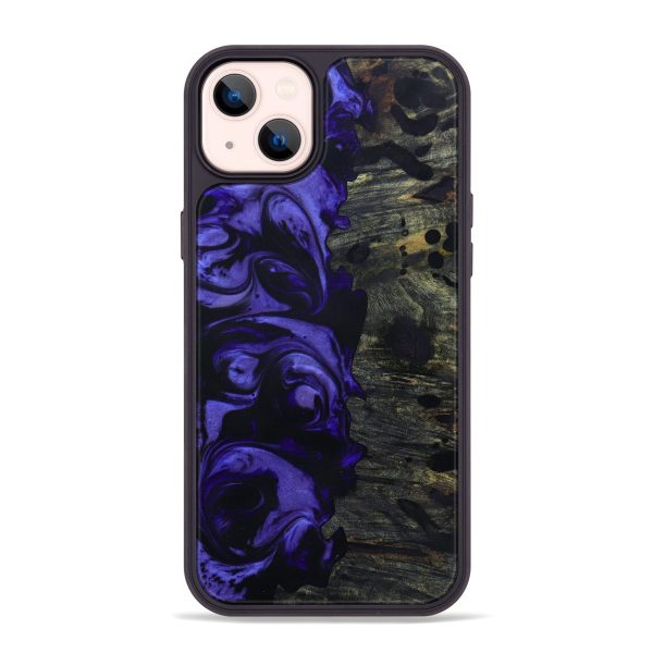 iPhone 14 Plus Wood+Resin Phone Case - Gustave (Purple, 591225) Hot on Sale