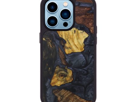 iPhone 14 Pro Wood+Resin Phone Case - Allyssa (Mosaic, 591507) Discount