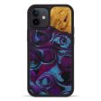 iPhone 12 Wood+Resin Phone Case - Dear (Purple, 587109) Supply