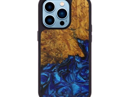 iPhone 14 Pro Wood+Resin Phone Case - Brian (Tactile, 592989) Sale