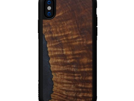 iPhone Xs Burl Wood Phone Case - Omer (Maple Burl, 592098) For Sale