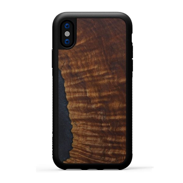 iPhone Xs Burl Wood Phone Case - Omer (Maple Burl, 592098) For Sale