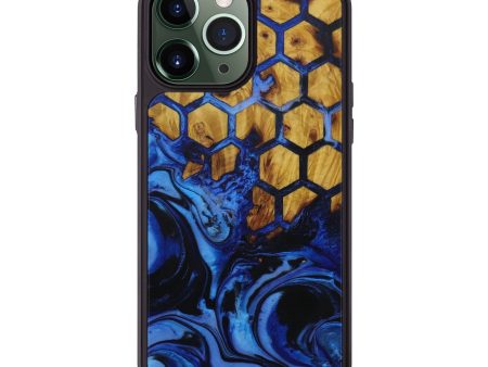 iPhone 13 Pro Max Wood+Resin Phone Case - Elisabeth (Pattern, 595239) Fashion