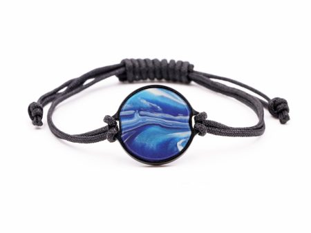 Circle ResinArt Bracelet - Maggi (Light Blue, 589610) For Discount