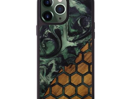 iPhone 13 Pro Max Wood+Resin Phone Case - Elease (Pattern, 595832) on Sale