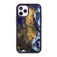 iPhone 11 Pro Wood+Resin Phone Case - Elmer (Dark Blue, 589772) For Discount