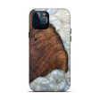 iPhone 12 Pro Wood+Resin Live Edge Phone Case - Myrah (Light Blue, 594902) Cheap