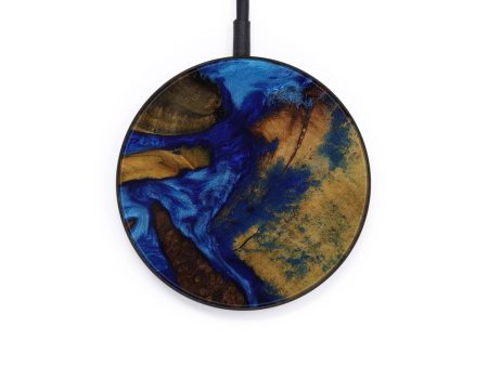 Circle Wood+Resin Wireless Charger - Siva (Mosaic, 592219) Online Hot Sale