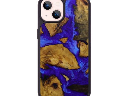 iPhone 14 Wood+Resin Phone Case - Danyel (Mosaic, 592279) Online now