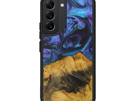 Galaxy S22 Wood+Resin Phone Case - Chandler (Purple, 592503) For Cheap