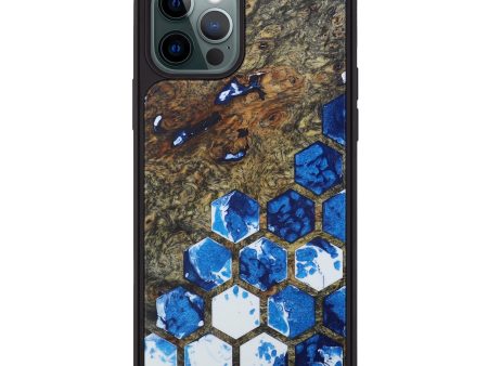 iPhone 12 Pro Wood+Resin Phone Case - Kattie (Pattern, 595179) Supply