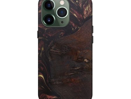 iPhone 13 Pro Wood+Resin Live Edge Phone Case - Clovis (Metallic, 593757) Cheap