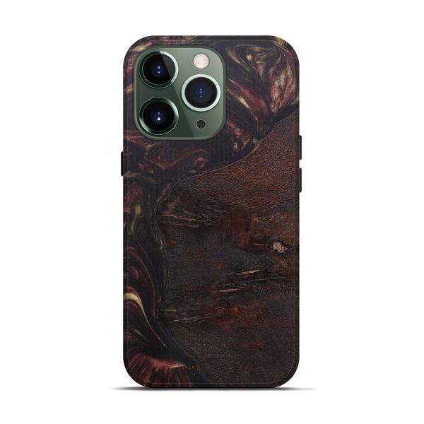 iPhone 13 Pro Wood+Resin Live Edge Phone Case - Clovis (Metallic, 593757) Cheap