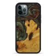 iPhone 12 Pro Wood+Resin Phone Case - Aeriela (Dark Green, 593635) Online Sale