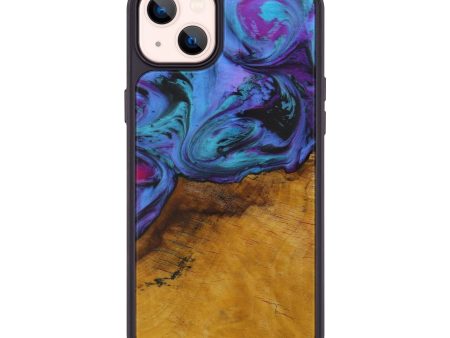 iPhone 14 Plus Wood+Resin Phone Case - Nikkie (Purple, 592550) Sale