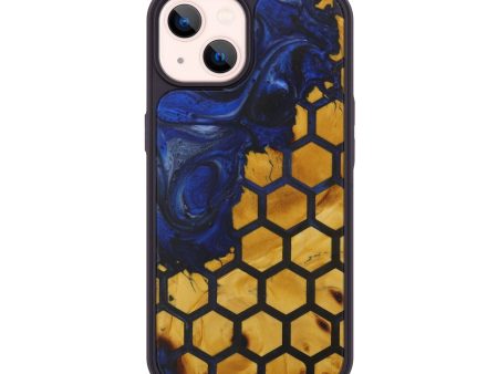 iPhone 14 Wood+Resin Phone Case - Loutitia (Pattern, 595219) Online Sale